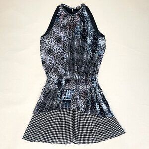Ramy Brook Multi-Pattern Sleeveless Dress Size XS Stylish Comfortable